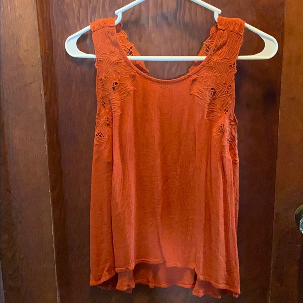 Lush Orange Flower Top